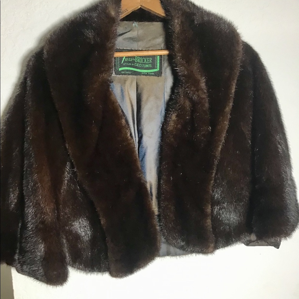 100% authentic Mink Fur Coat